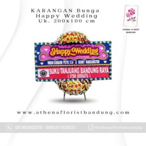 Karangan Bunga Happy Wedding KBHW-01