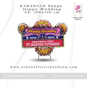 Karangan Bunga Happy Wedding KBHW-02