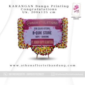 Karangan Bunga Printing Congratulations