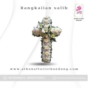 Rangkaian Bunga Bentuk Salib